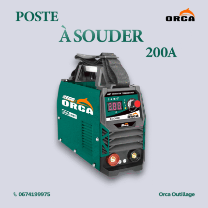 Poste A Souder ARC ECO 200A  Orca +CADEUX