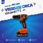 VISSEUSE BRUSHLESS PRO 20V 2000 mAH ORCA
