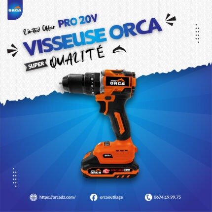 VISSEUSE BRUSHLESS PRO 20V 2000 mAH ORCA
