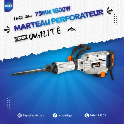 Marteau Piqueur 75MM 1800W ERH75 Orca