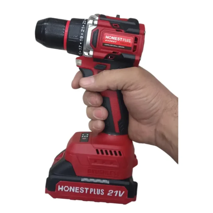 ⁦الة فك و تركيب البراغي visseuse perceuse HONESTPLUS 21V YAE6155⁩ - الصورة ⁦1⁩