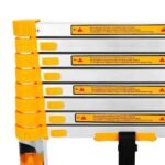 ⁦Échelle télescopique en aluminium, échelle extensible légère⁩ - الصورة ⁦2⁩