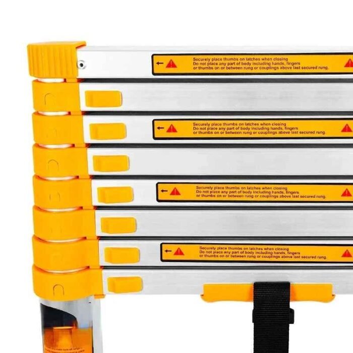⁦Échelle télescopique en aluminium, échelle extensible légère⁩ - الصورة ⁦2⁩