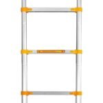 ⁦Échelle télescopique en aluminium, échelle extensible légère⁩ - الصورة ⁦5⁩