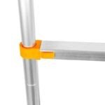 ⁦Échelle télescopique en aluminium, échelle extensible légère⁩ - الصورة ⁦4⁩