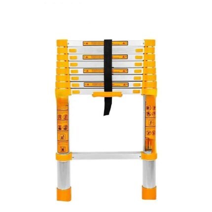 Échelle télescopique en aluminium, échelle extensible légère
