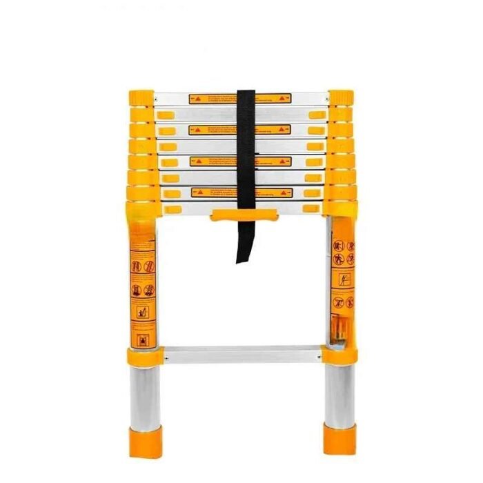 ⁦Échelle télescopique en aluminium, échelle extensible légère⁩ - الصورة ⁦1⁩